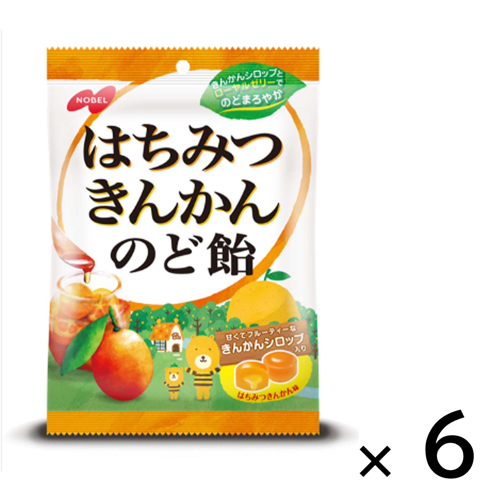 Nobel Herbal Candy – Honey & Kumquat Flavor【6 Set】